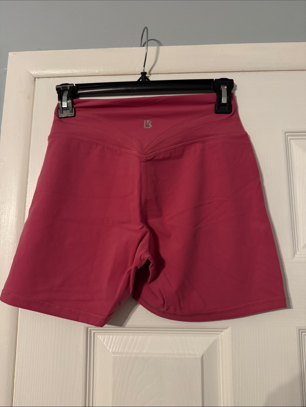 BuffBunny High-Waist Rose Bike Shorts